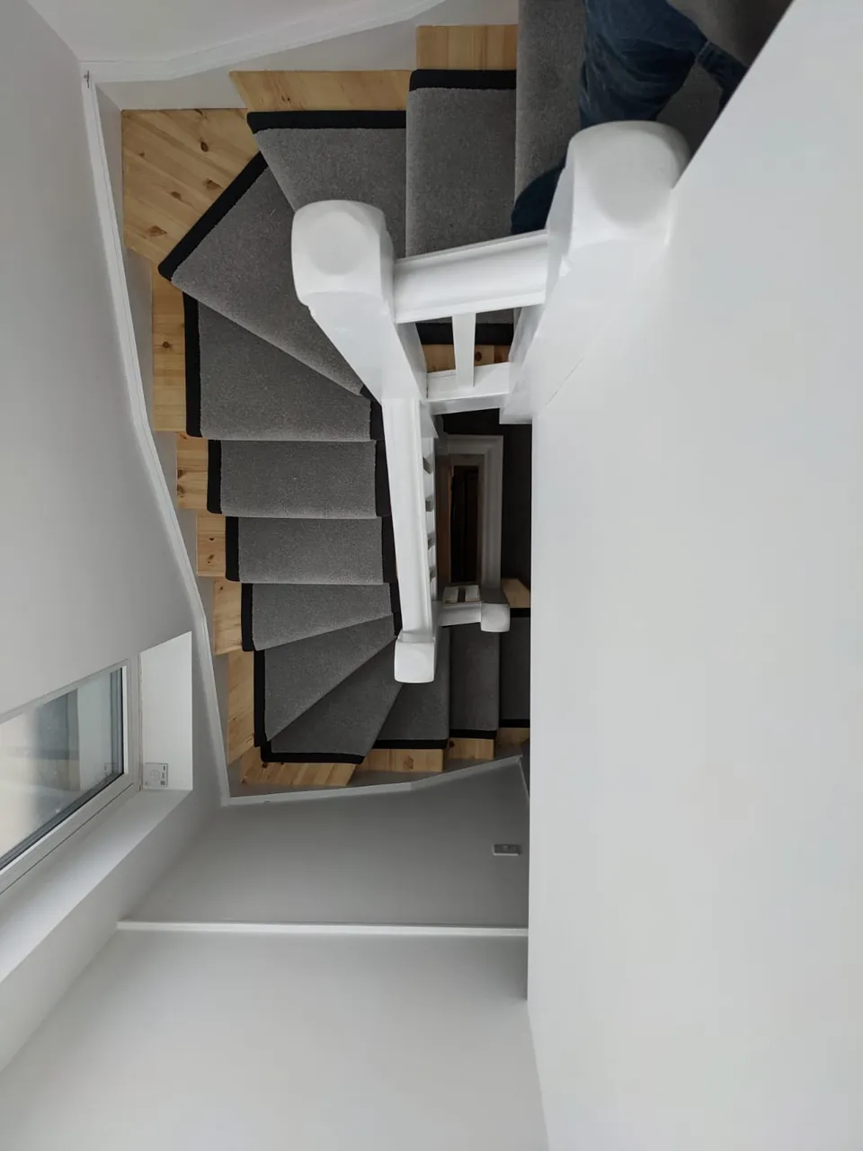 Staircase seen from above